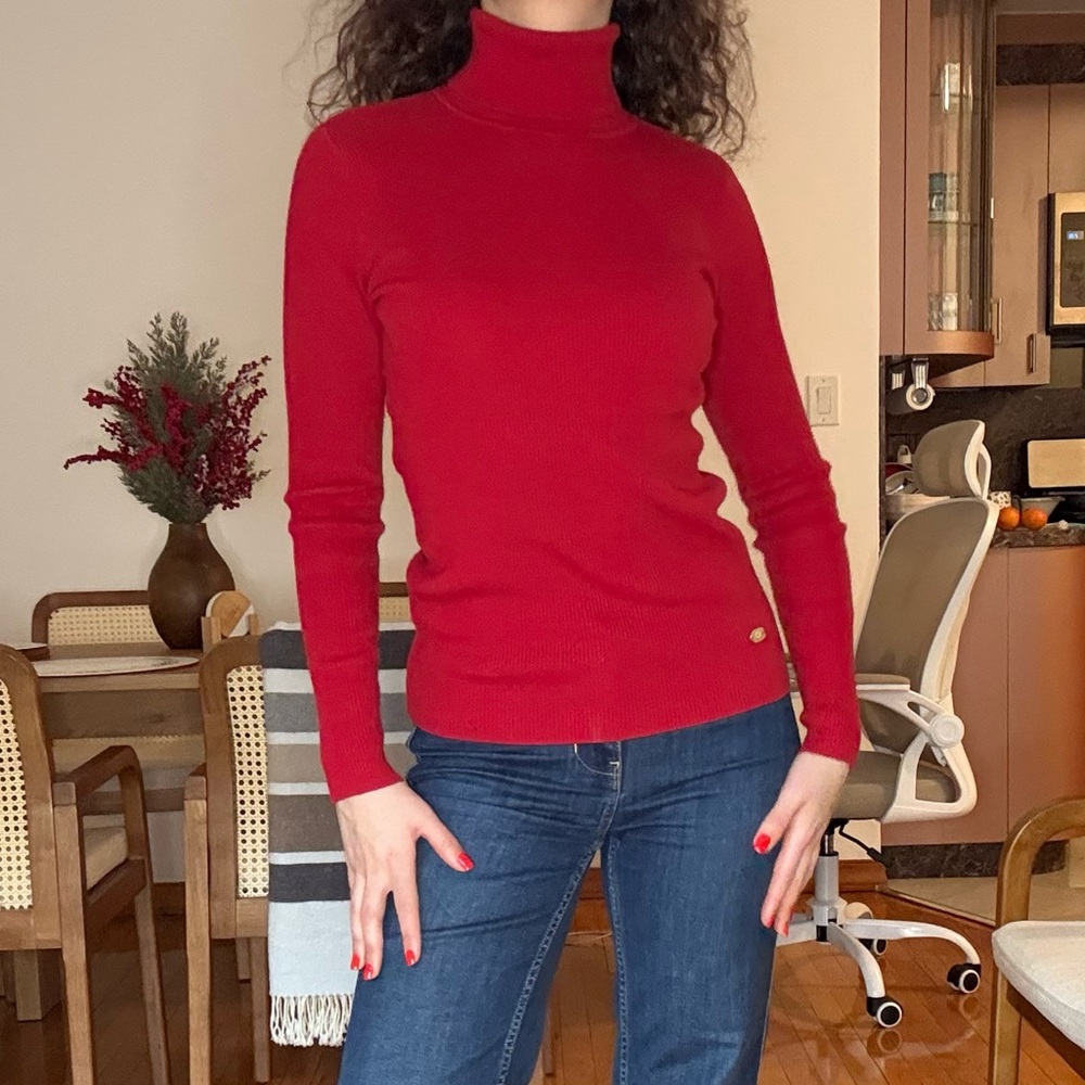 Ralph Lauren Red Turtleneck